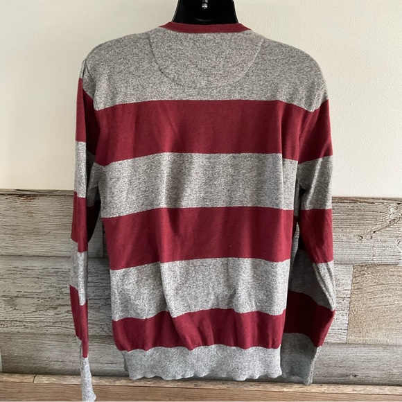 1901 Rugby Stripe Slim Fit Cotton Cashmere Sweater Size XL (K1) - Picture 5 of 6